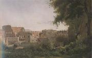 Jean Baptiste Camille  Corot Le Colisee Vue prise des Jardins Farnese (mk11) china oil painting artist